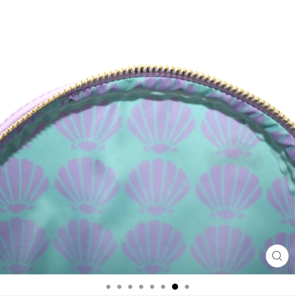 Loungefly The Little Mermaid Jersey Style Mini Backpack - Picture 4 of 4